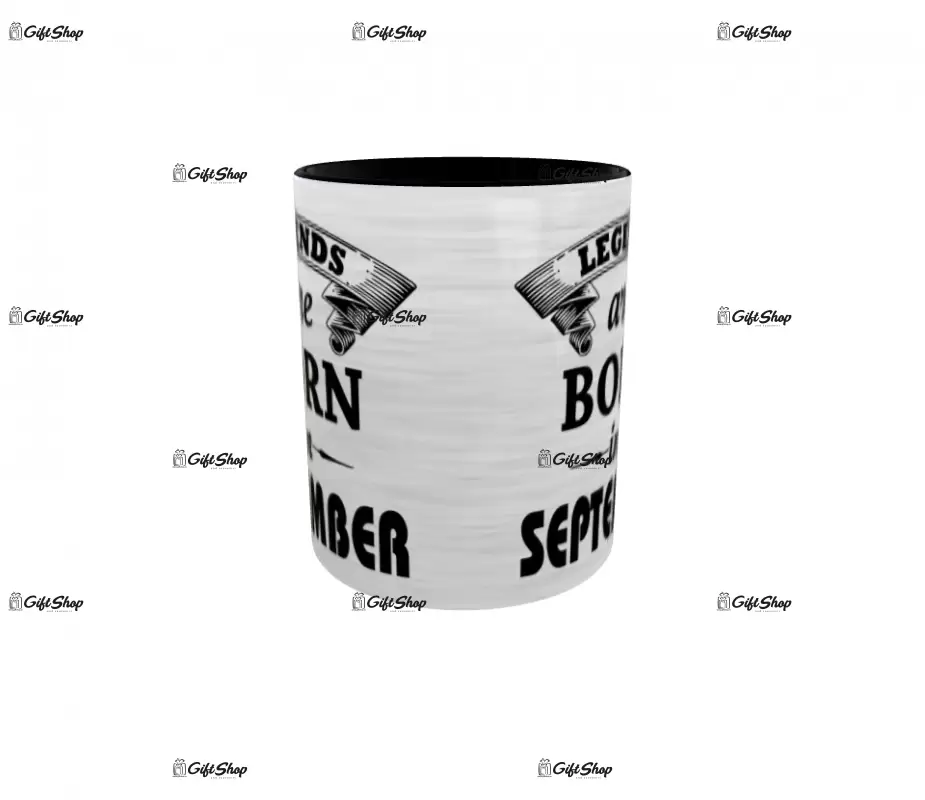 September, legends are born in, cana ceramica, 330ml, cgs1109i