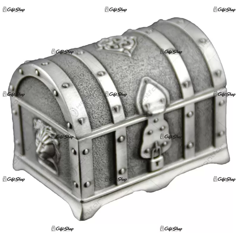 Caseta pentru bijuterii, elegant metal antimoniu c