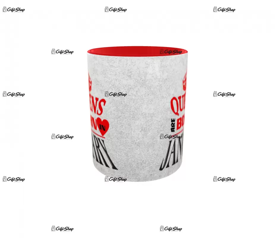 January, queens are born in, cana ceramica, 330ml, cgs1110a