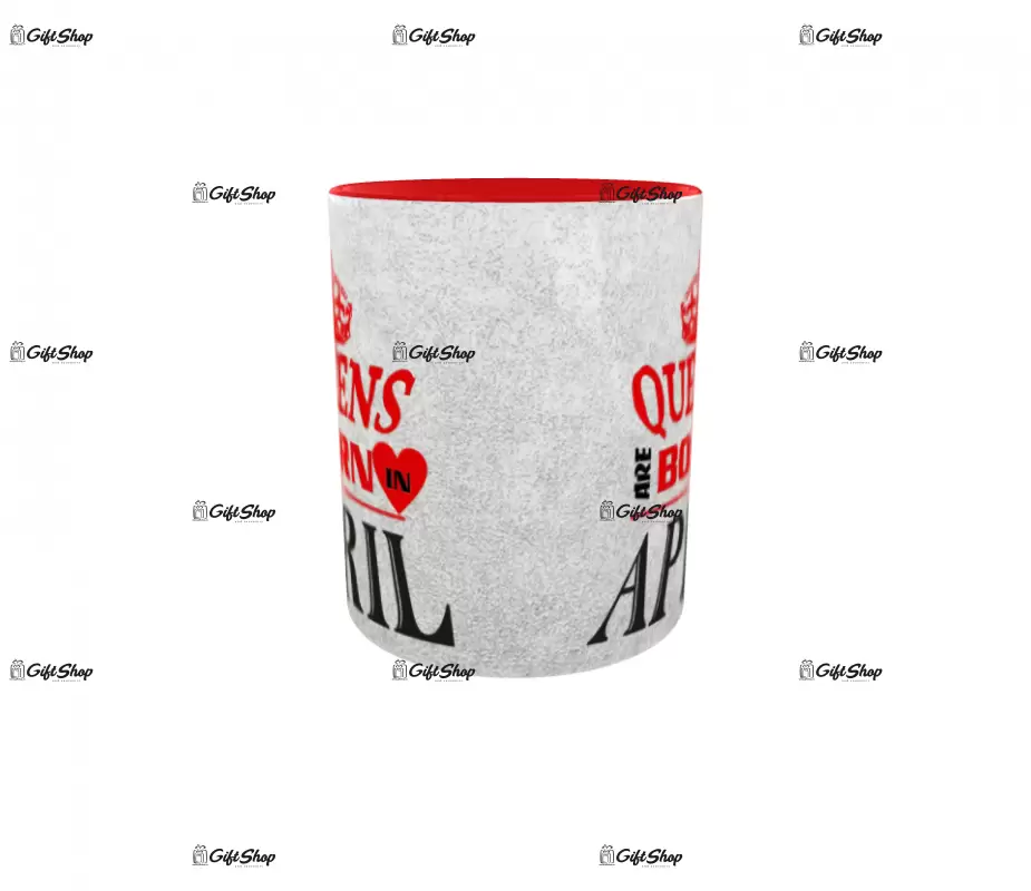 April, queens are born in, cana ceramica, 330ml, cgs1110d