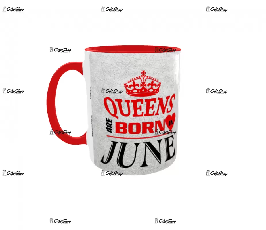 June, queens are born in, cana ceramica, 330ml, cgs1110f