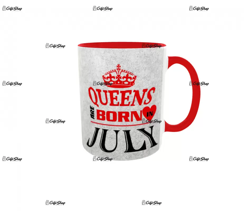 July, queens are born in, cana ceramica, 330ml, cgs1110g