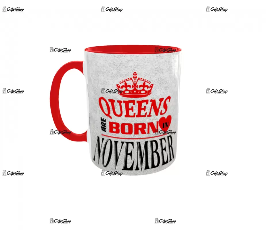 November, queens are born in, cana ceramica, 330ml, cgs1110k