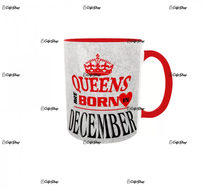 December, queens are born in, cana ceramica, 330ml, cgs1110l
