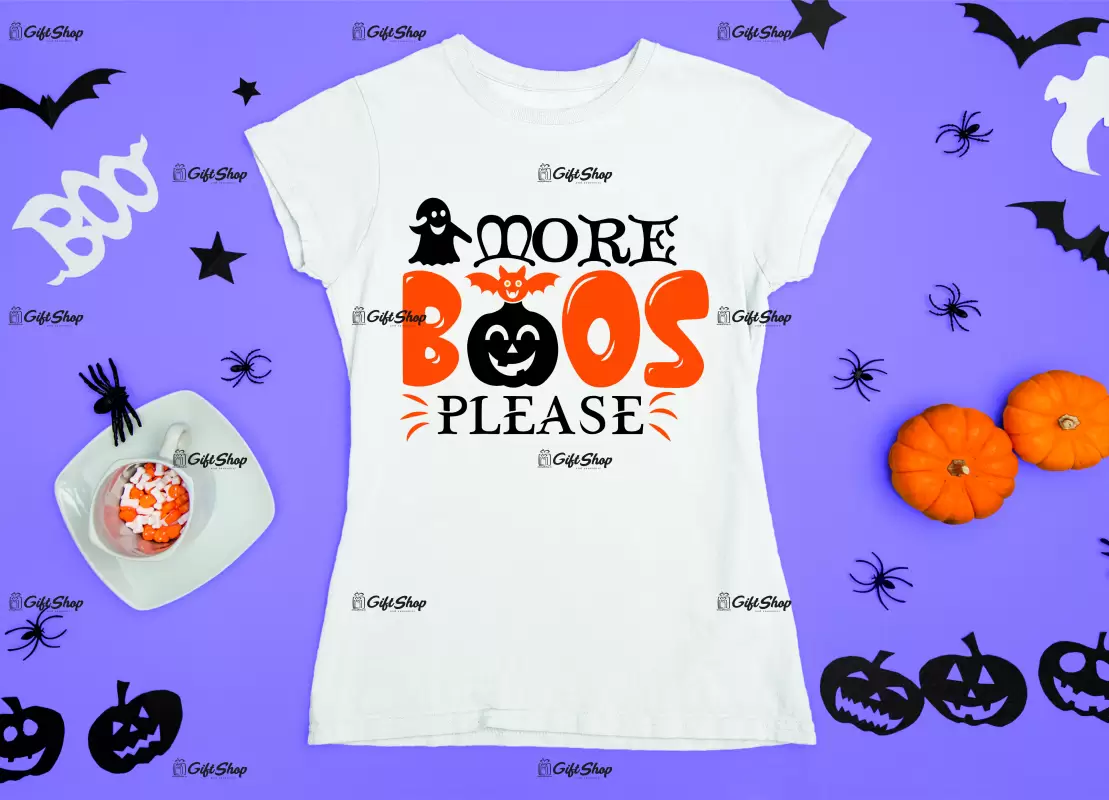 More boos please, tricou cu mesaj