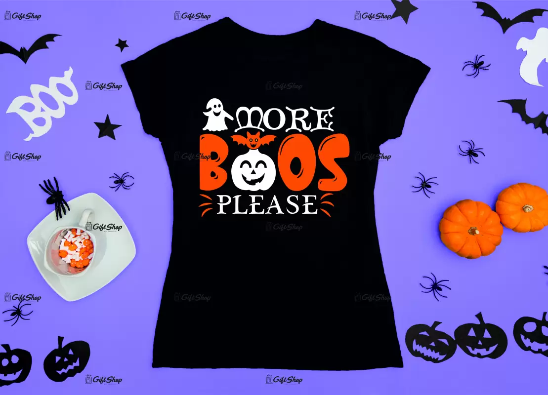 More boos please, tricou cu mesaj