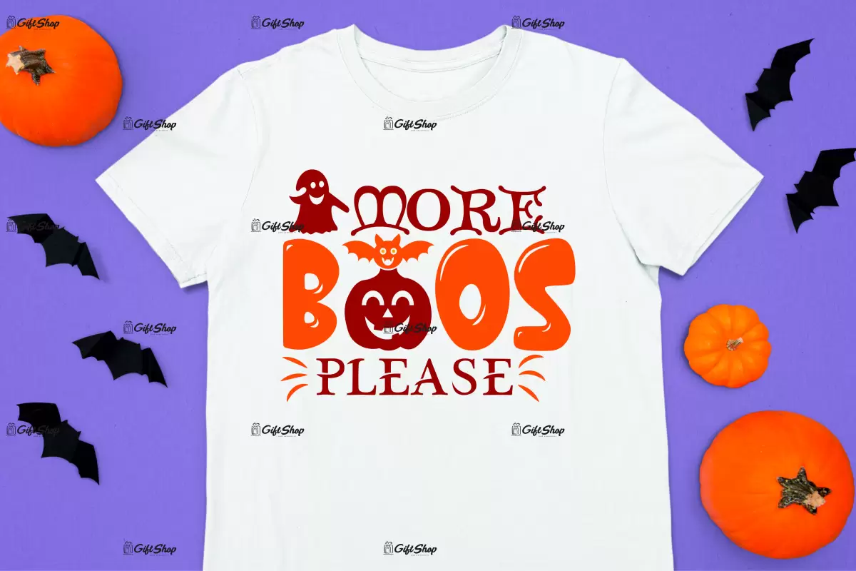 More boos please, tricou cu mesaj