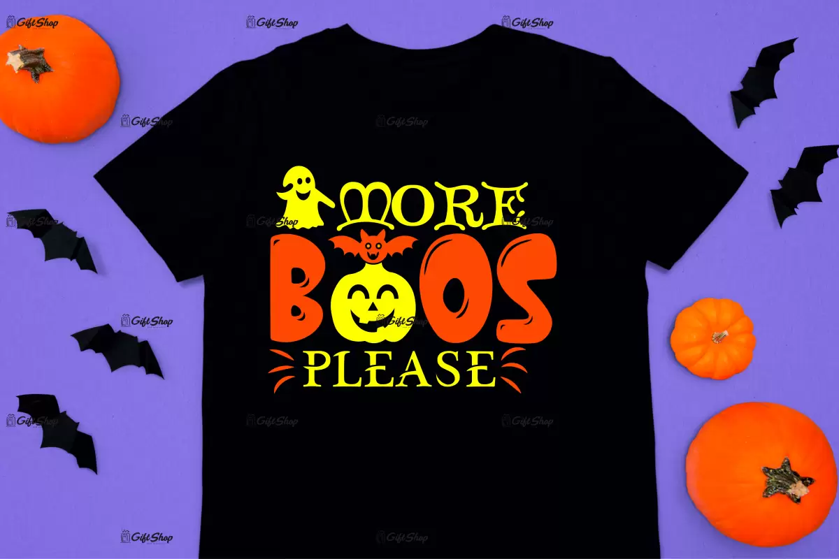 More boos please, tricou cu mesaj