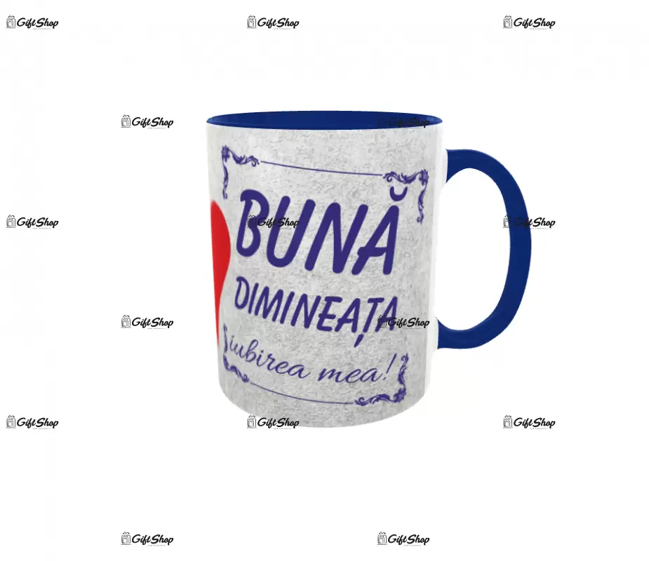 Buna dimineata iubirea mea, cana ceramica, 330ml, cgs1113