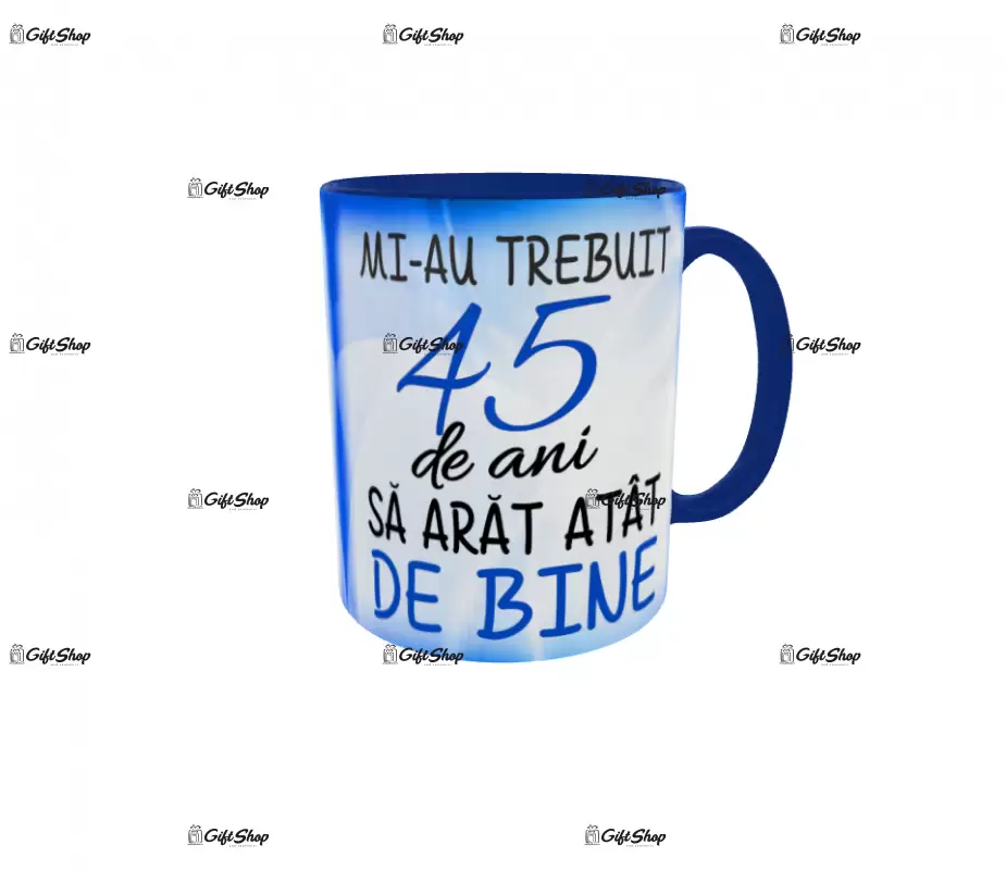 Mi-au trebuit 45 de ani sa arat atat de bine, cana ceramica, 330ml, cgs1123b