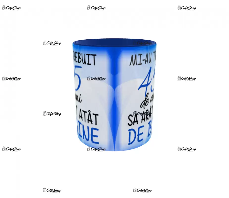 Mi-au trebuit 45 de ani sa arat atat de bine, cana ceramica, 330ml, cgs1123b