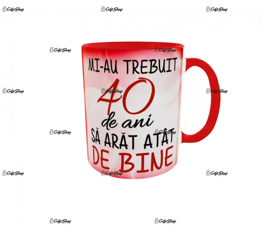 Mi-au trebuit 40 de ani sa arat atat de bine, cana ceramica, 330ml, cgs1126b