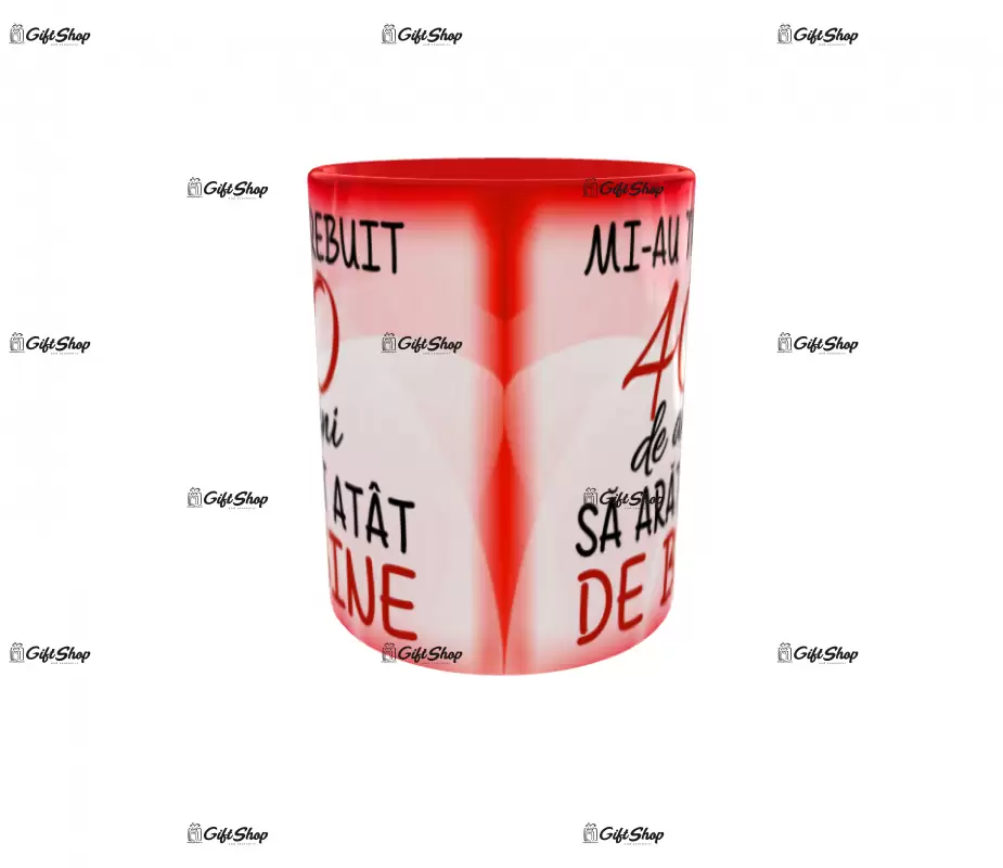 Mi-au trebuit 40 de ani sa arat atat de bine, cana ceramica, 330ml, cgs1126b