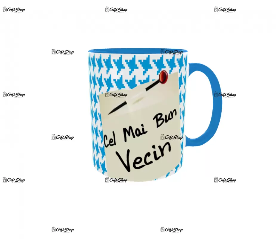 Pentru cel mai bun vecin, cana ceramica, 330ml, cgs1134b