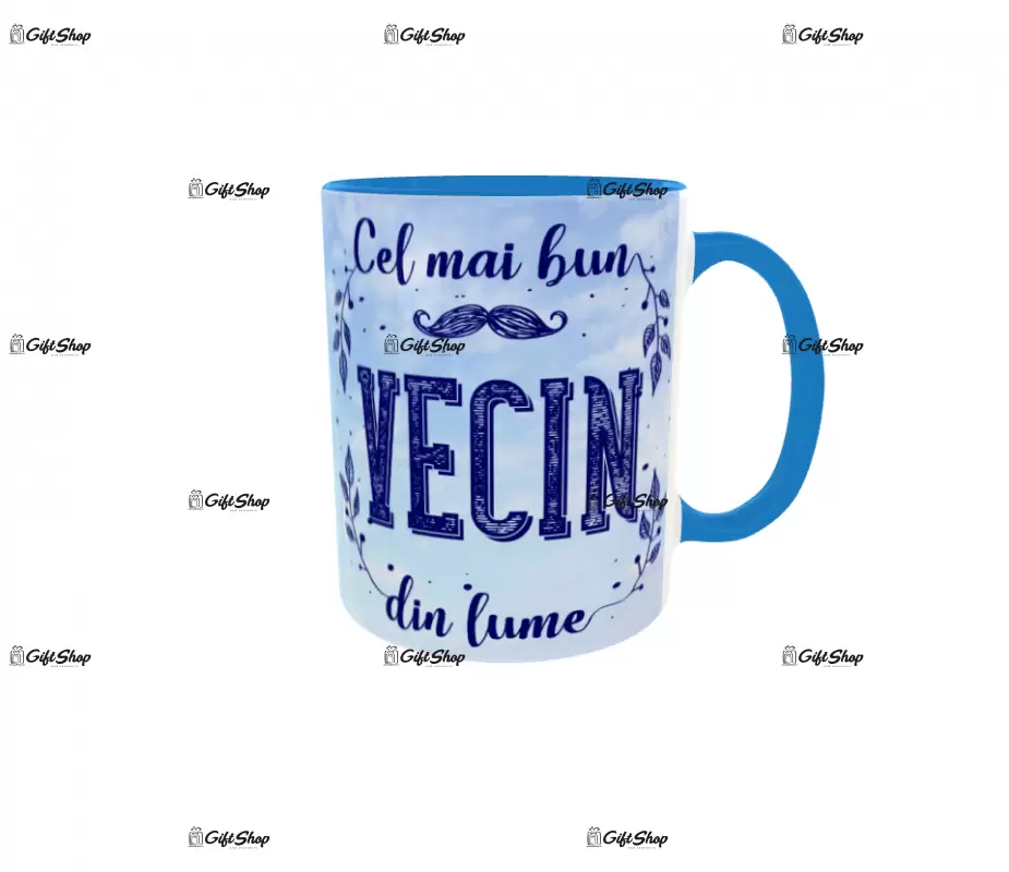 Pentru cel mai bun vecin din lume, cana ceramica, 330ml, cgs1134c