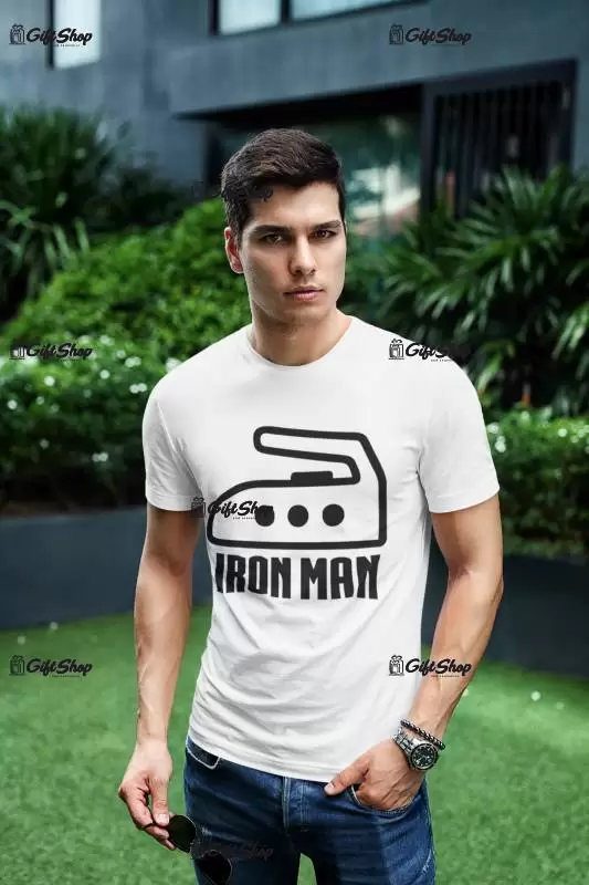 Iron man, tricou cu mesaj