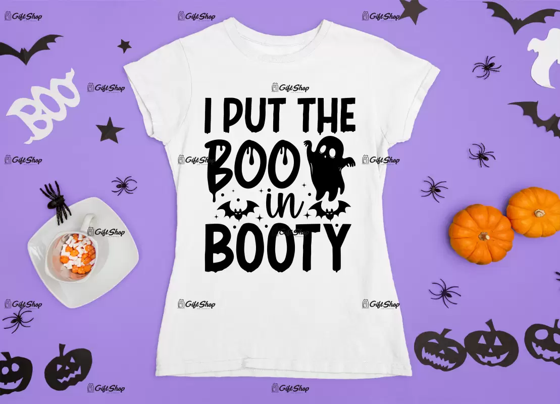 I put the boo in booty, tricou cu mesaj