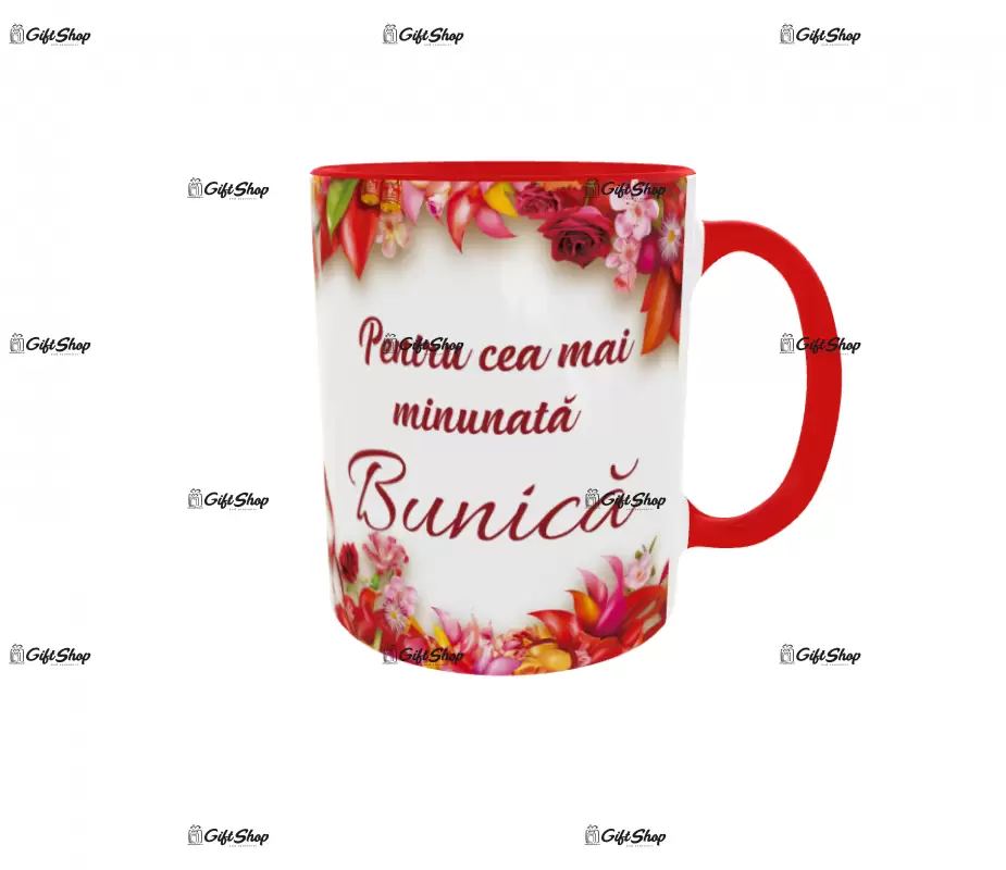Pentru cea mai minunata bunica, cana ceramica, 330ml, cgs1183