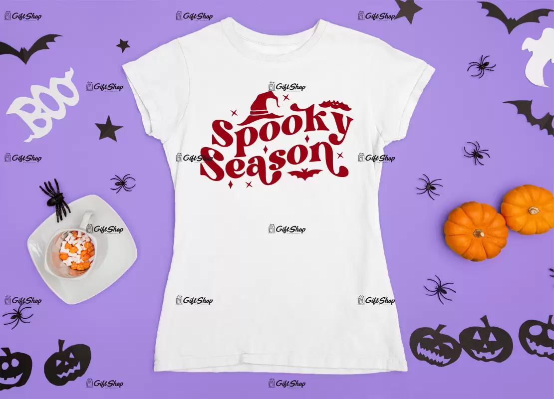 Spooky season, tricou cu mesaj