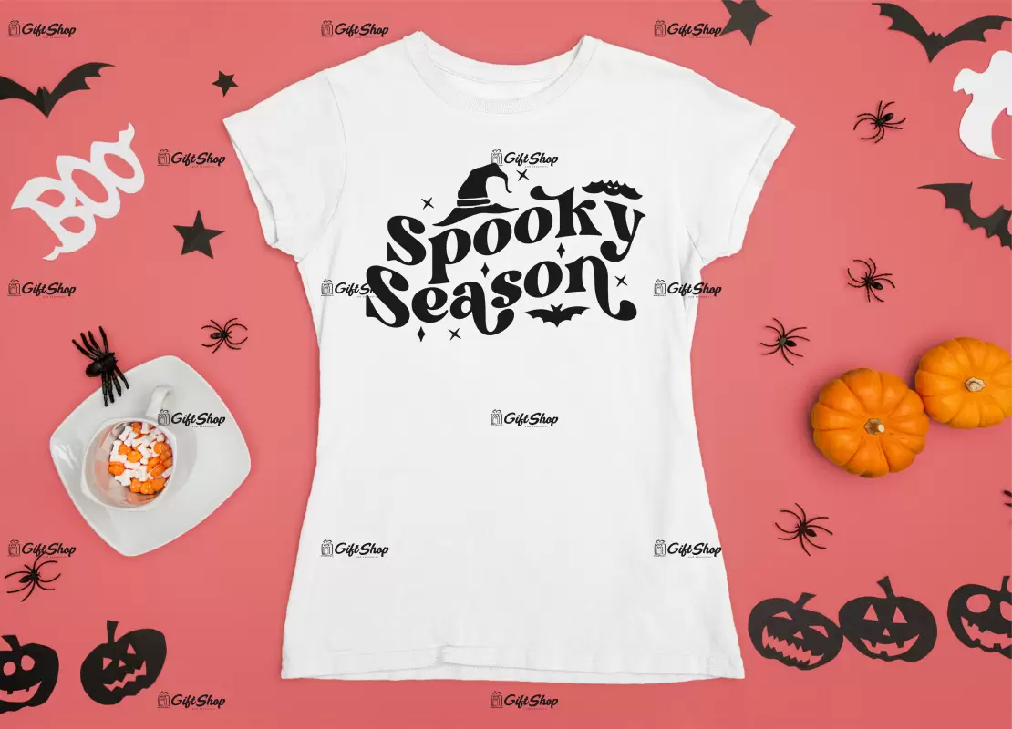 Spooky season, tricou cu mesaj