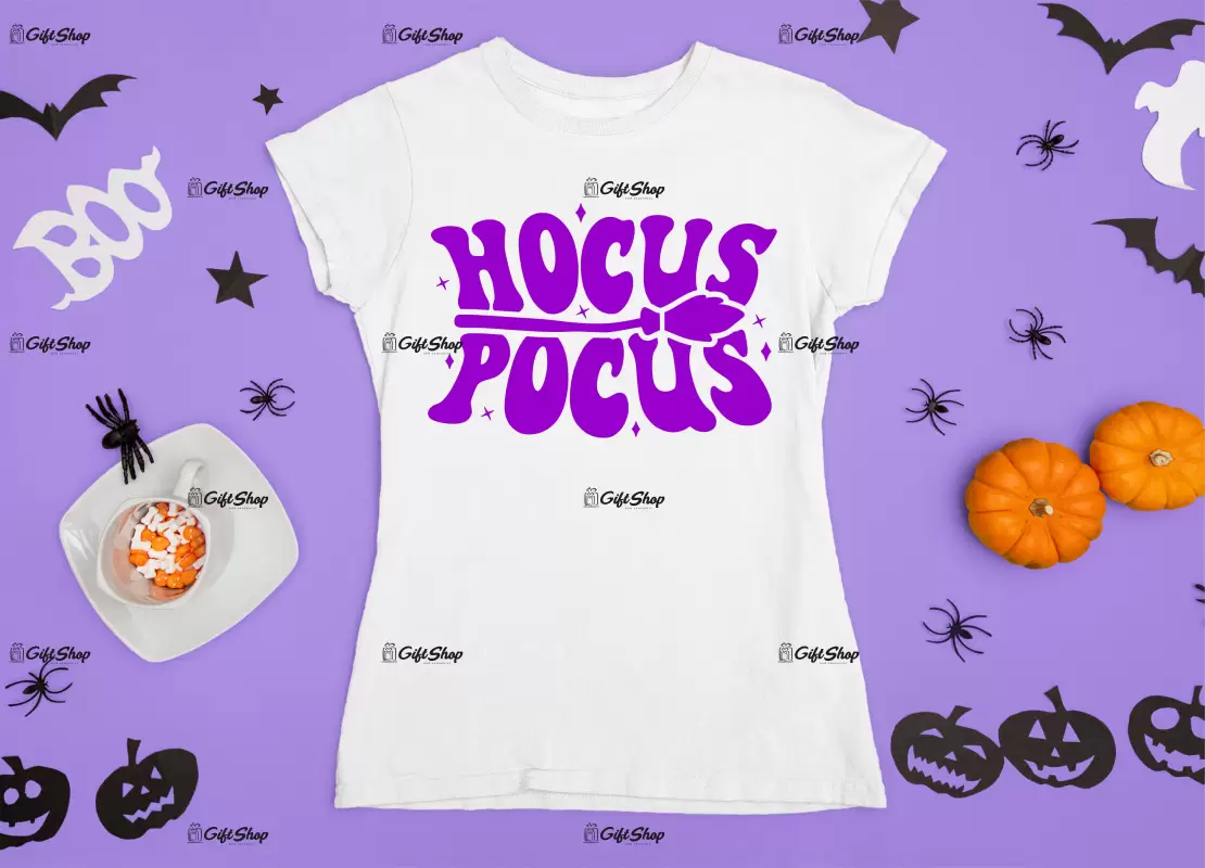 Hocus pocus, tricou cu mesaj.