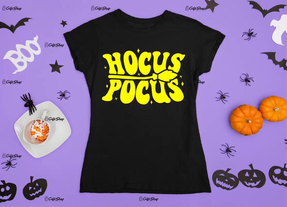 Hocus pocus, tricou cu mesaj.