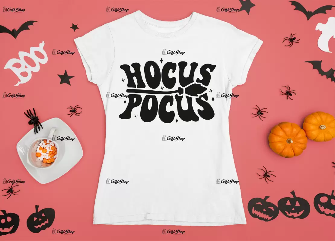 Hocus pocus, tricou cu mesaj.