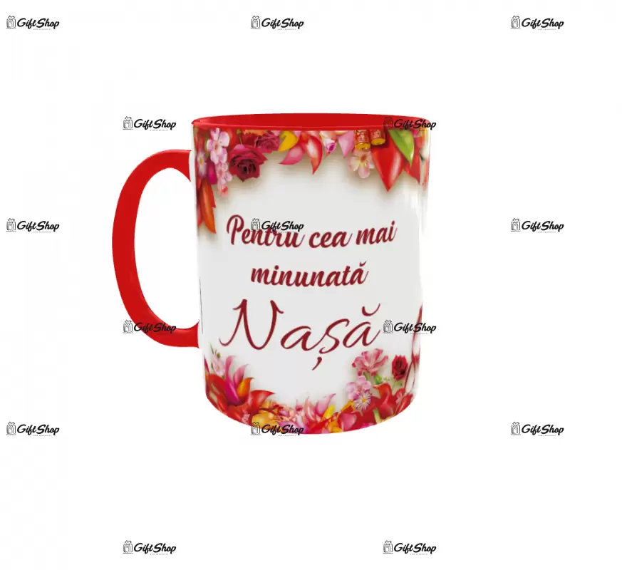 Pentru cea mai minunata nasa, cana ceramica, 330ml, cgs1189