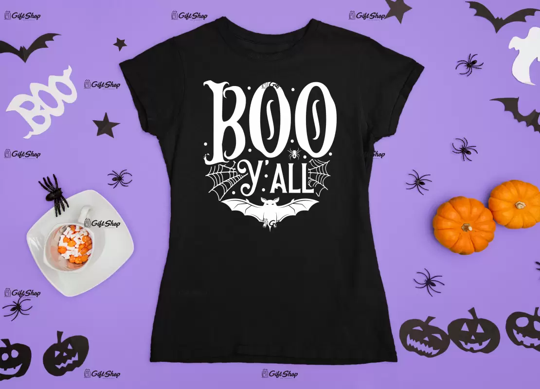 Boo y` all, tricou cu mesaj