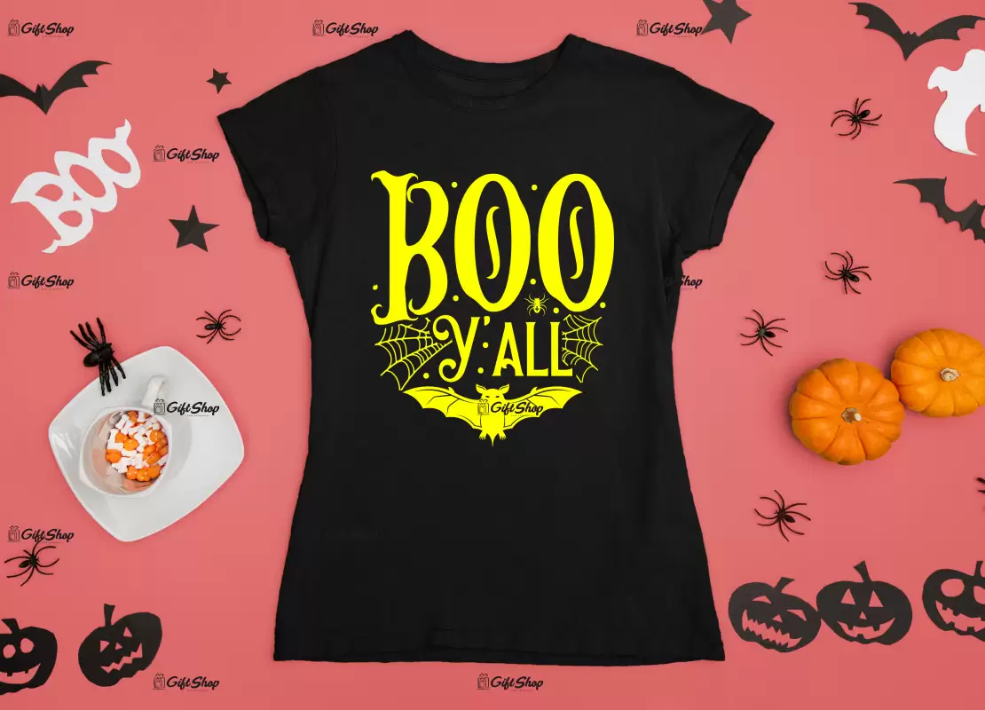 Boo y` all, tricou cu mesaj