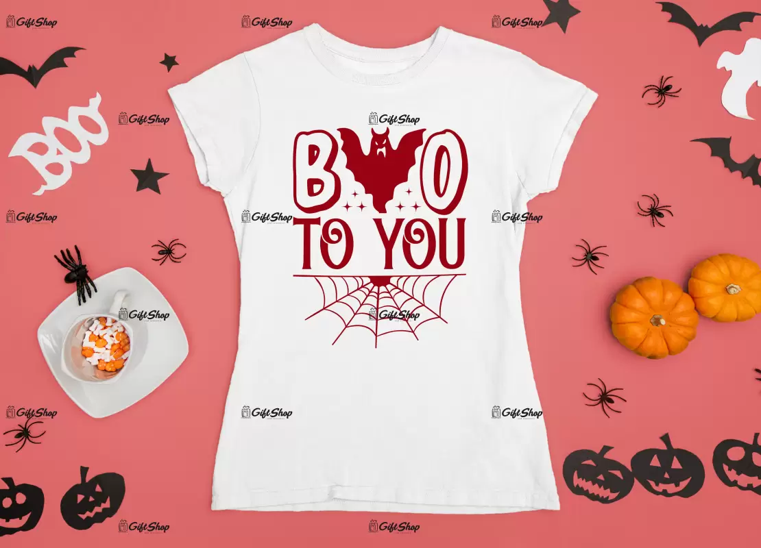 Boo to you, tricou cu mesaj