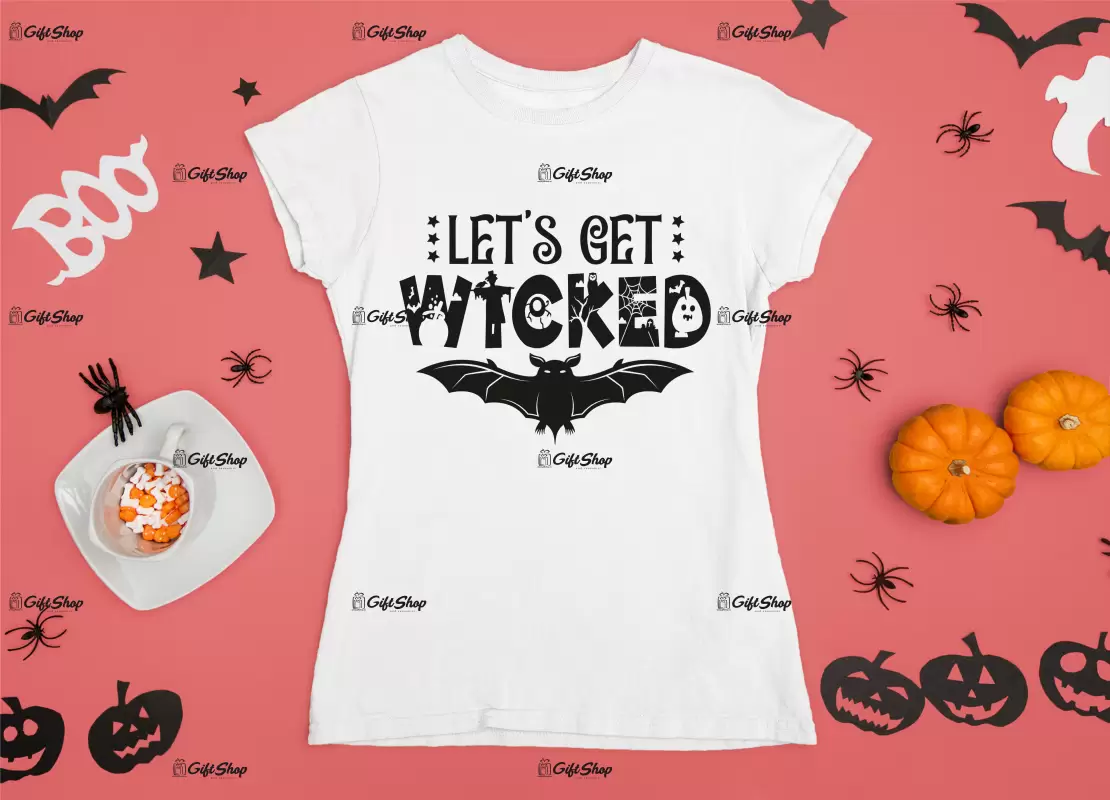 Let`s get wicked, tricou cu mesaj