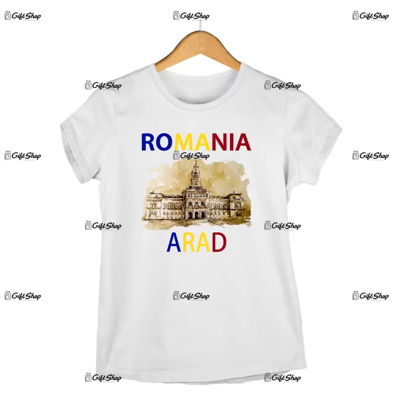 Romania arad , tricou cu mesaj 2
