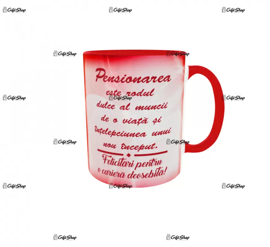 Pensionarea este rodul, cana ceramica, 330ml, cgs1212b
