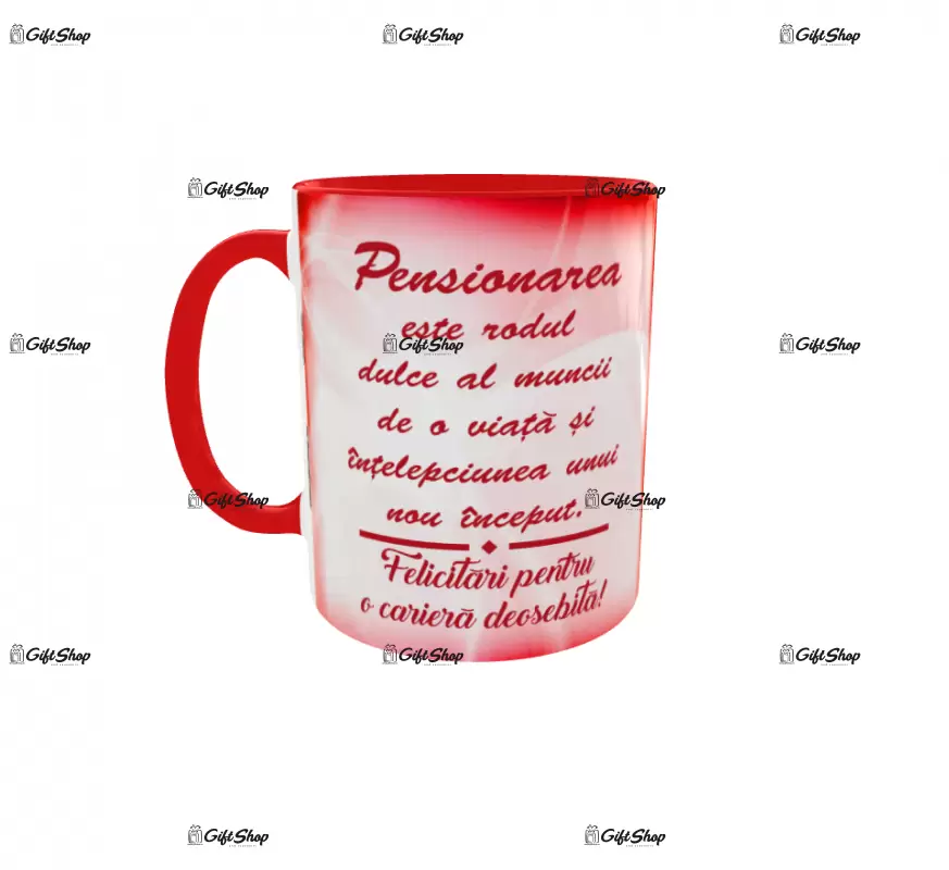 Pensionarea este rodul, cana ceramica, 330ml, cgs1212b
