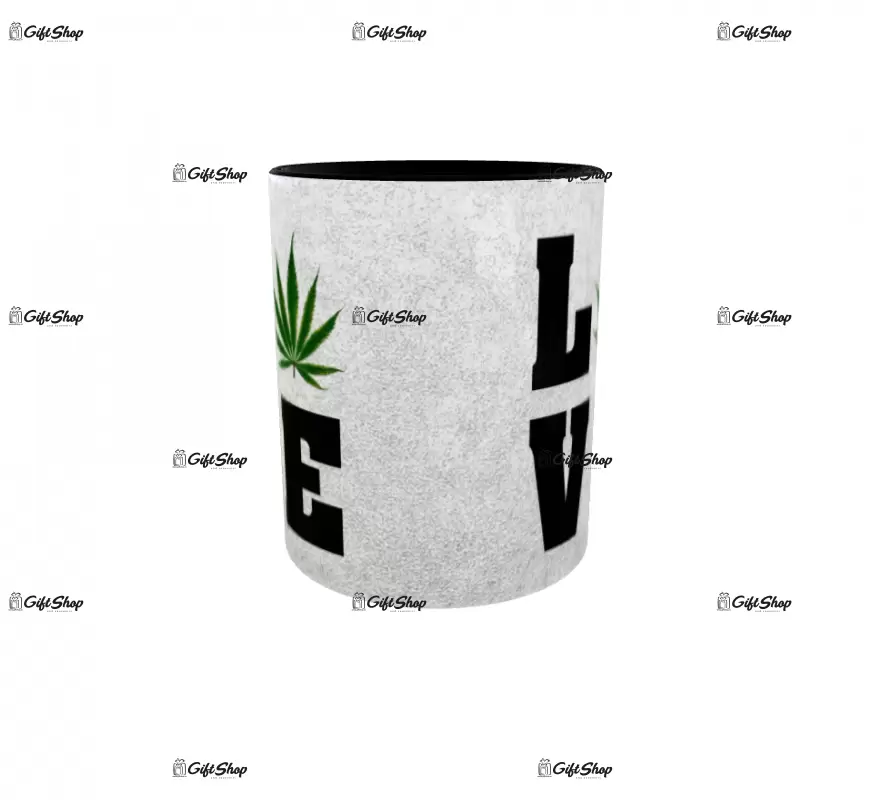 Love weed, cana ceramica, 330ml, cgs1216