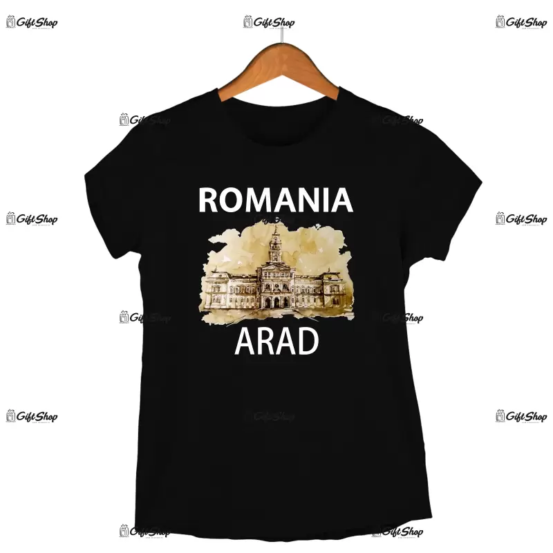 Romania arad , tricou cu mesaj.