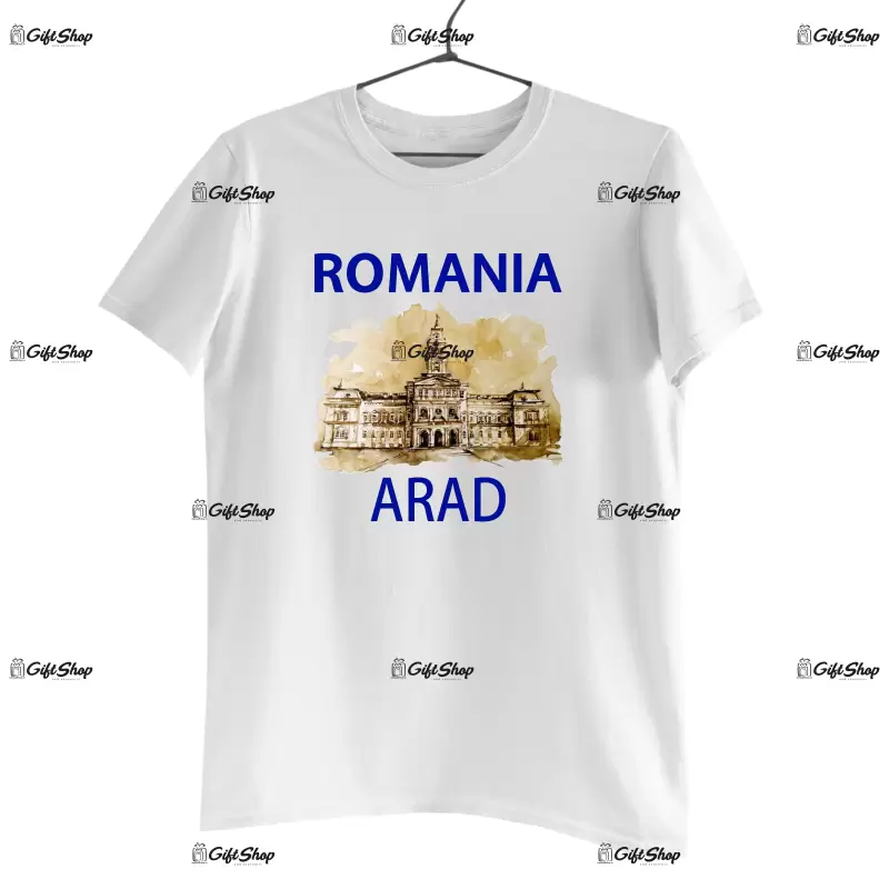 Romania arad , tricou cu mesaj.