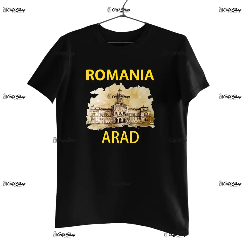 Romania arad , tricou cu mesaj.