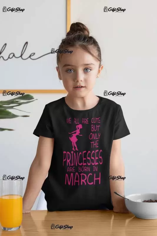 We all are cute but..., se alege luna pentru grafica, tricou cu mesa c