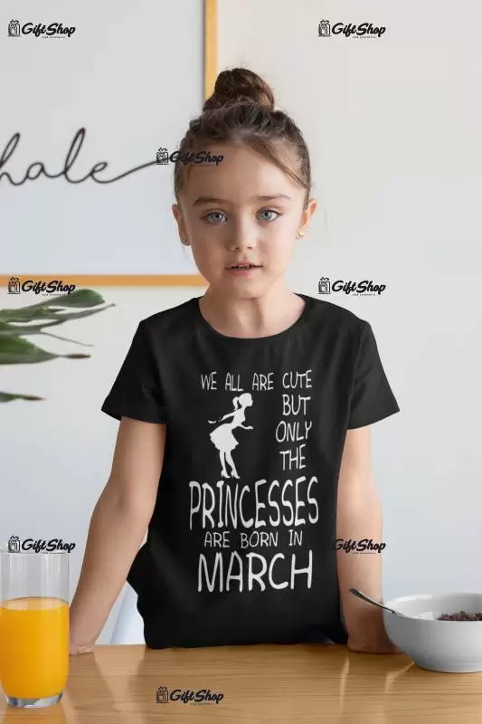 We all are cute but..., se alege luna pentru grafica, tricou cu mesa c