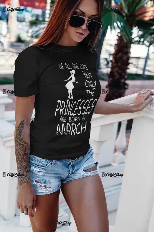 We all are cute but..., se alege luna pentru grafica, tricou cu mesaj f