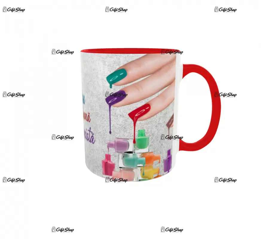 Pentru cea mai tare manichiurista, cana ceramica, 330ml, cgs1250a