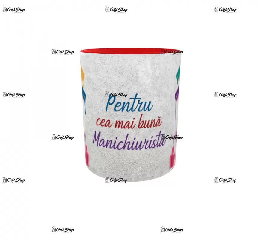 Pentru cea mai tare manichiurista, cana ceramica, 330ml, cgs1250a