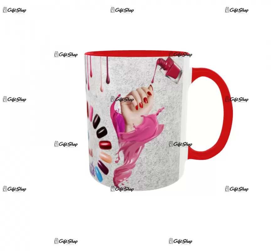 Pentru cea mai tare manichiurista, cana ceramica, 330ml,  cgs1250b