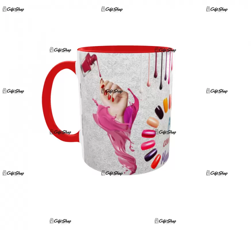 Pentru cea mai tare manichiurista, cana ceramica, 330ml,  cgs1250b