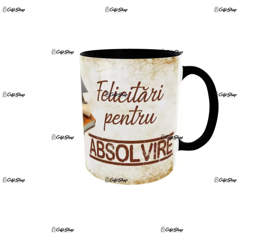 Felicitari pentru absolvire, cana ceramica, 330ml, cgs1281
