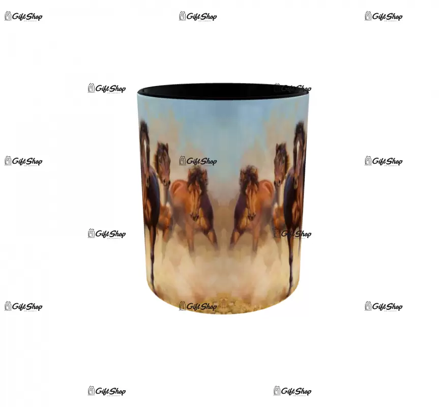 Horses, cana ceramica, 330ml, cgs1287
