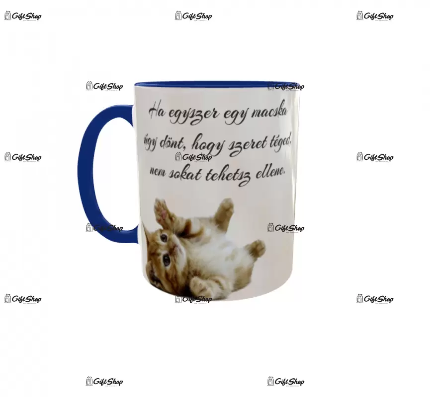 Ha egyszer egy macska  úgy dönt..., cana ceramica, 330ml, cgs1290