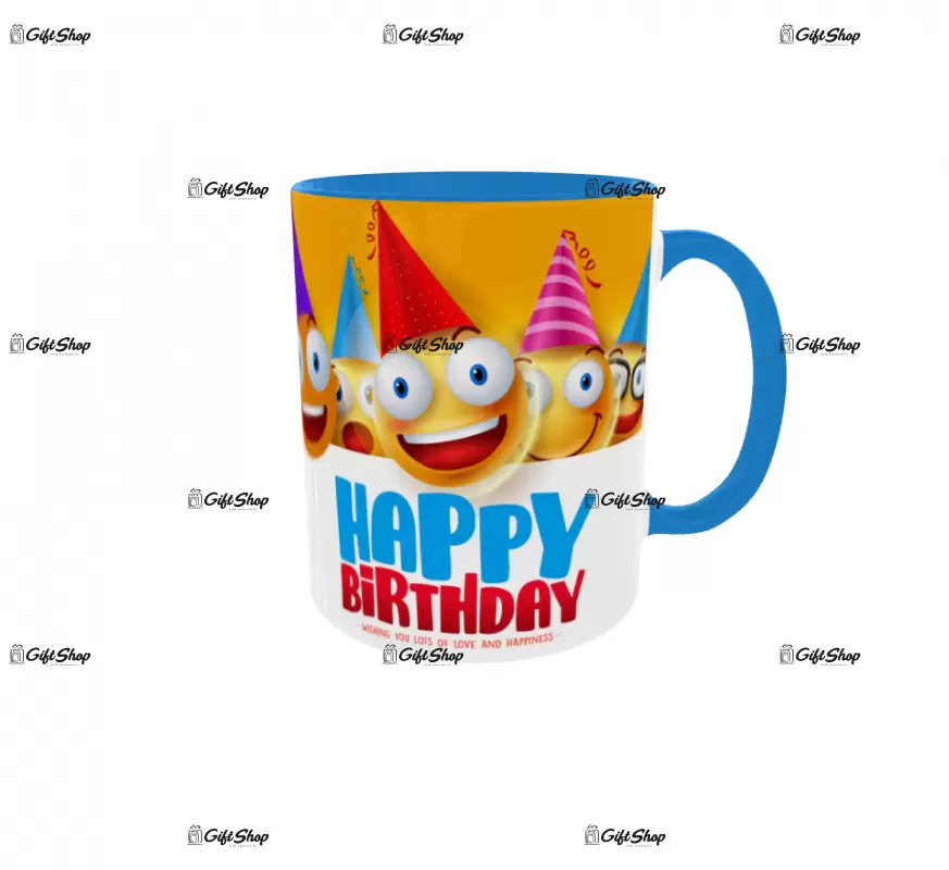 Happy birthday, cana ceramica, 330ml, cgs1294